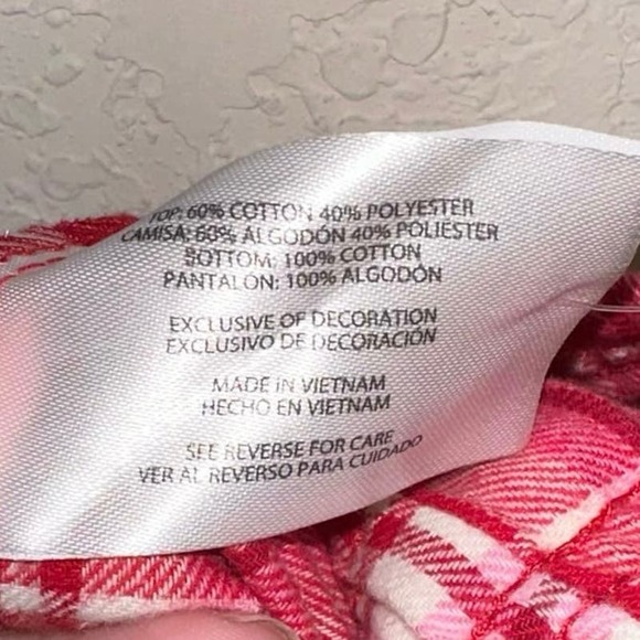 NWT Gap Red Plaid Flannel Pajama Pants - Picture 5 of 6